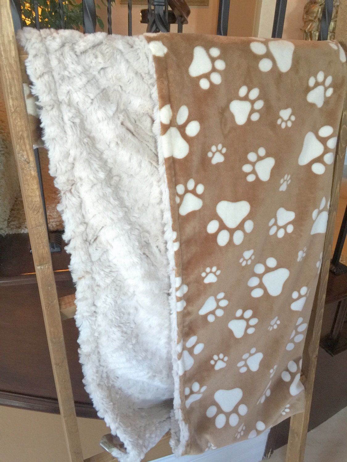 Faux Fur Dog Blanket Luxury Throw Blanket Dog Gift Blanket