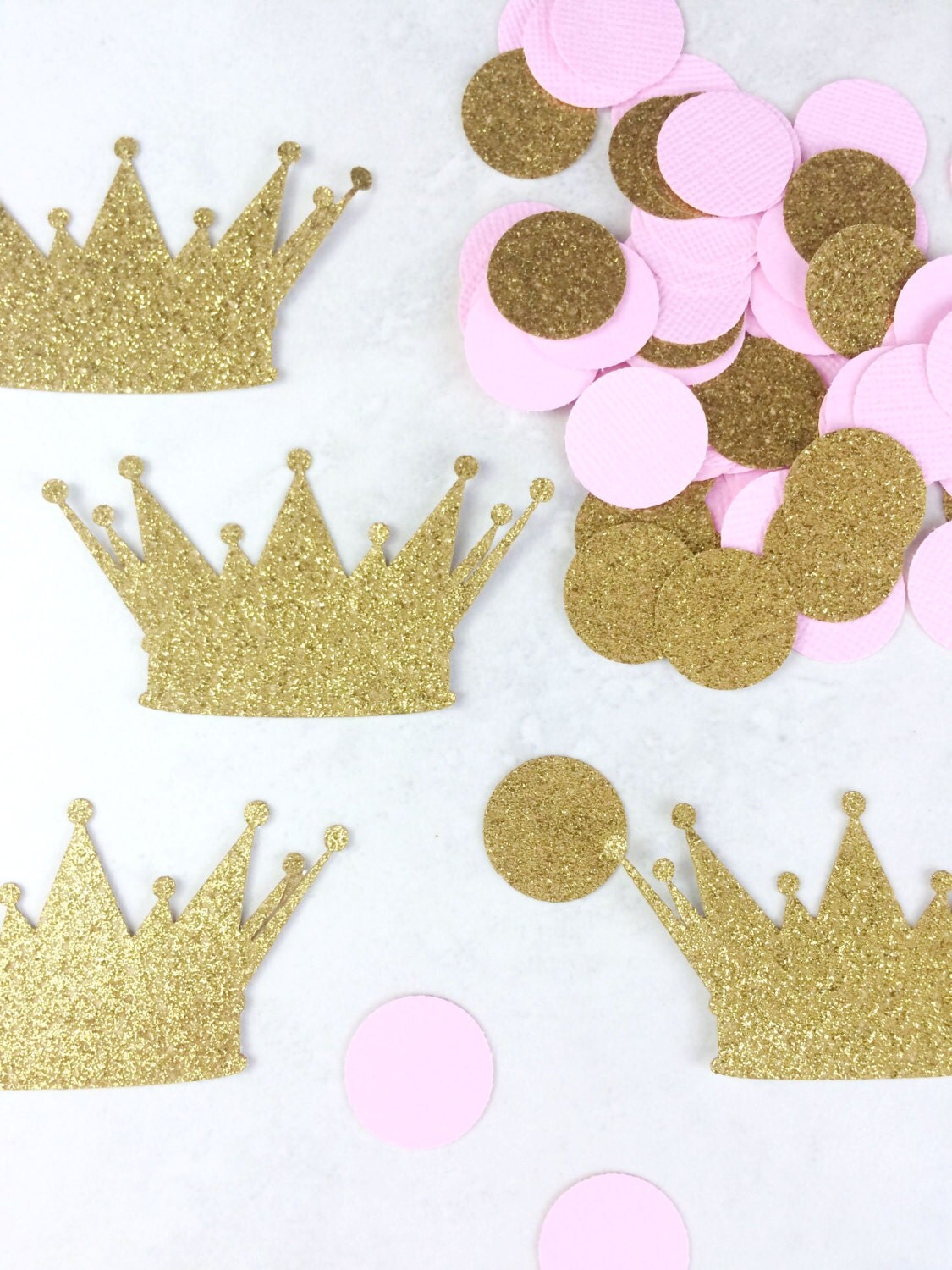 Princess Baby Shower Decorations Crown Confetti Baby Girl