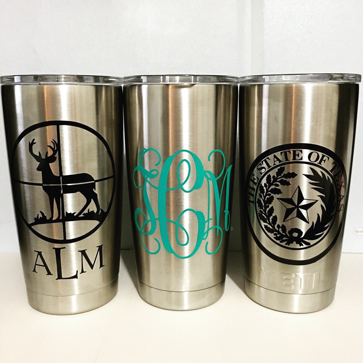 Yeti Cup Decal by KMFCustomDesigns on Etsy