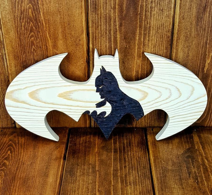 Batman Wall Art Batman Logo Batman Art Batman Decor Superhero