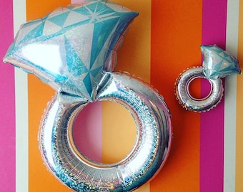 38" Engagement Ring Balloon, Jumbo Balloon, Love Balloon, Wedding Ring, Ring Balloon, Wedding Decor, Engagement Party