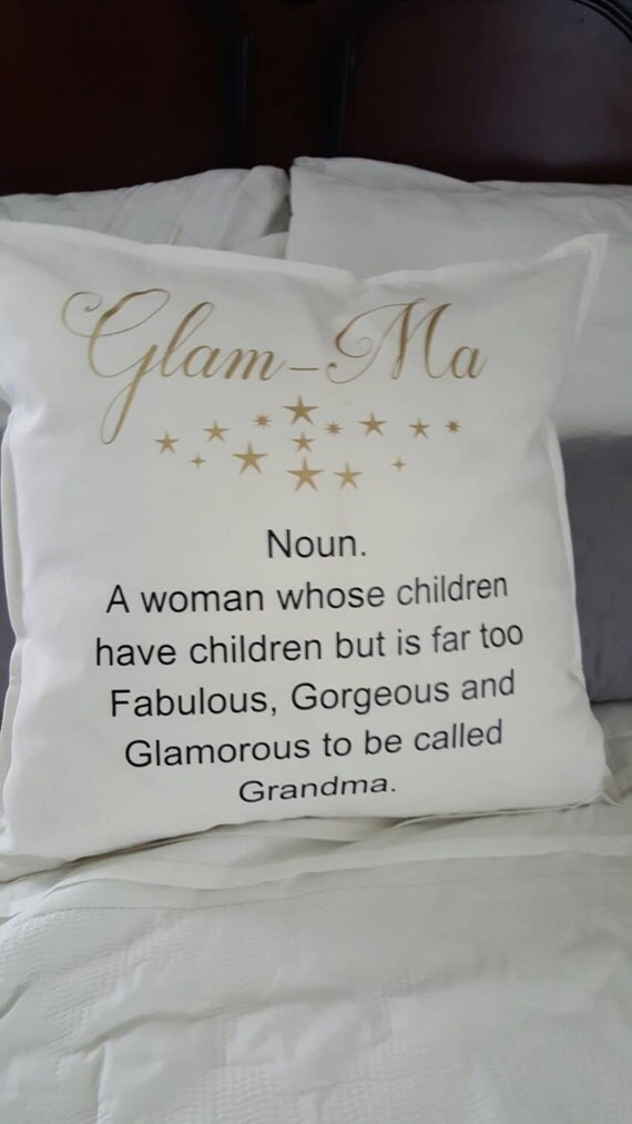 Gold and Black GlamMa pillow Glamma pillow glamma