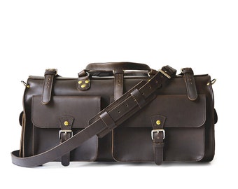 Awesome Leather Duffle Bag Leather Gym Bag Leather Travel Bag Leather Luggage Leather Weekender Bag Leather Overnight Bag for Men For Women