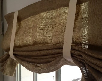 Burlap Curtain
