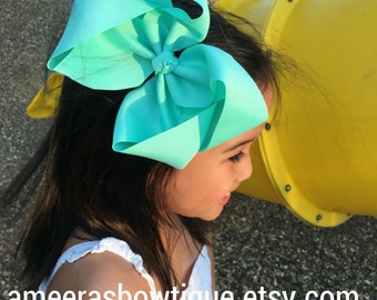 6" extra big bow, bows for girls, large hair bow for toddlers, big hair bows, baby bow, boutique hair bow, extra large bows