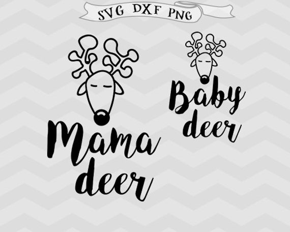 Download Items similar to Mama Deer SVG mama Svg mother svg Baby ...