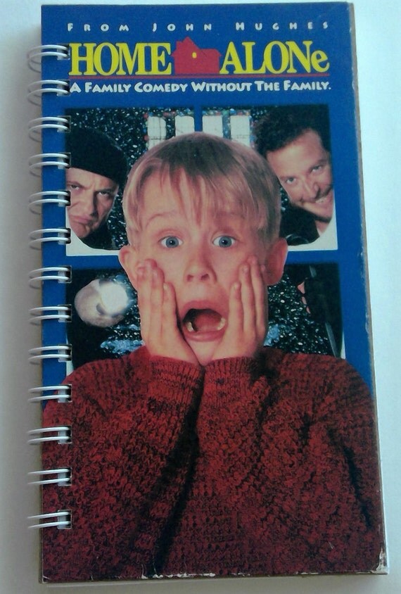 Home Alone VHS notebook movie notepad lined notebook VHS