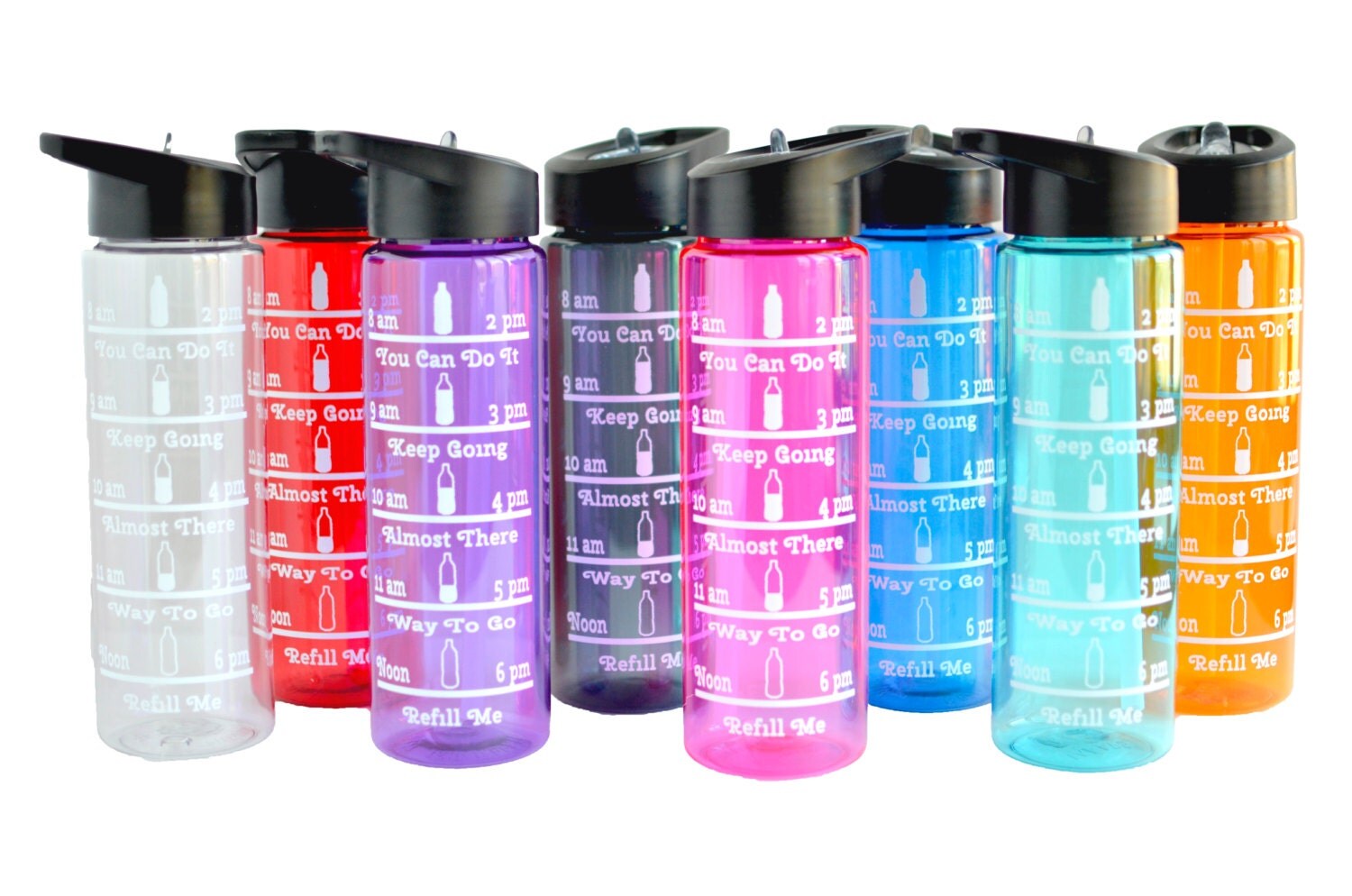 Water Bottle with Times 24 oz. Water Bottle by JLCreations4You