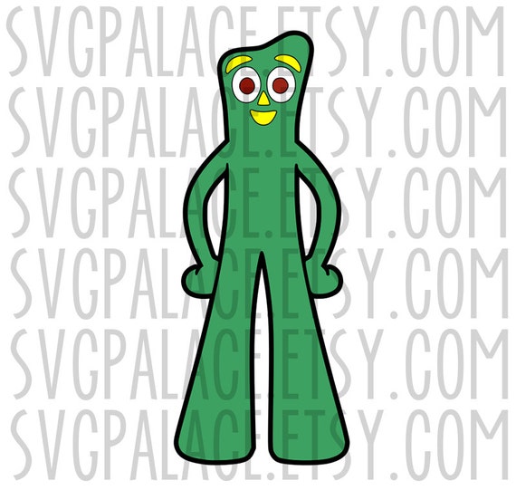 Gumby Character SVG Cut File. Cricut Explore. SCAL. MTC.