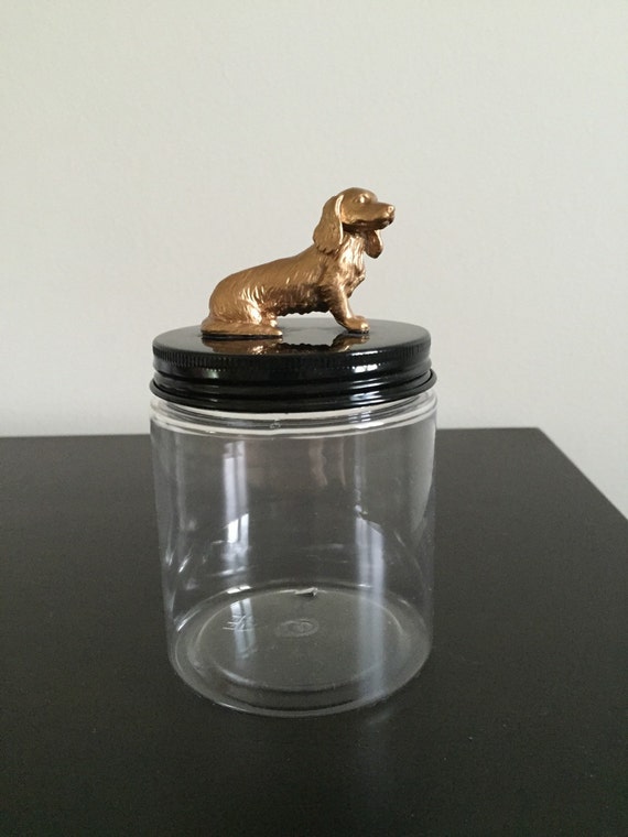 Treat Jar plastic dog treat jar dogs treat jar jars by Yarramalong