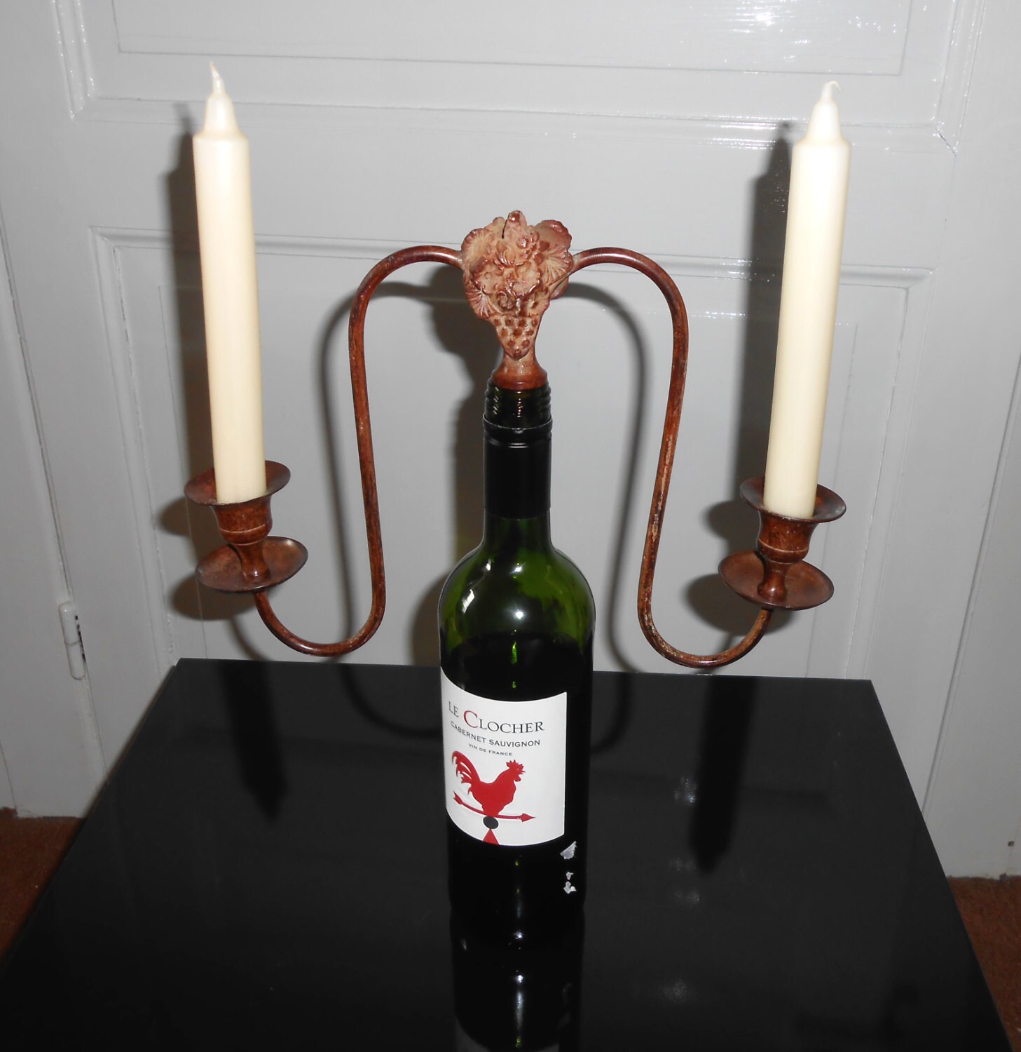 Metal Wine Stopper Wine Stopper Candle Holder Metal Wine