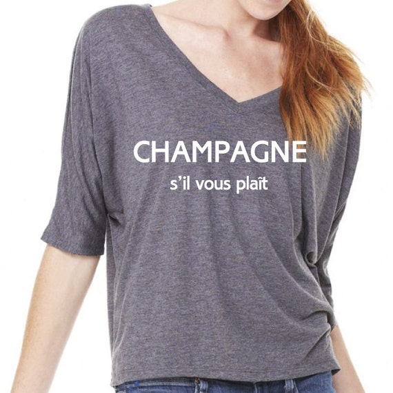 champagne glass shirt