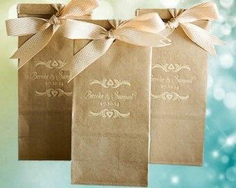 100 Wedding Favor Gift Bags Wedding Party by ShopFavorsYouKeep