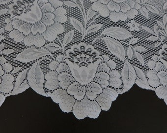 Paire De Double Rideaux Satin De Coton - Fleurs Jaune Et Ble à Le Mesnil Saint Denis 20695685