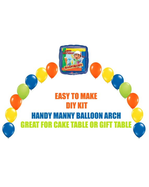 Handy Manny Birthday BALLOON ARCH Birthday Party Do by ...