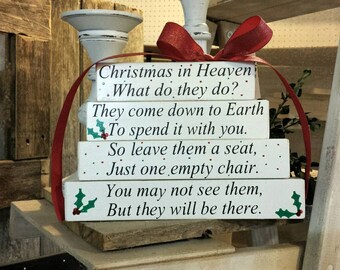 READ SHOP UPDATES Christmas in Heaven by FlawedtoFabulous on Etsy