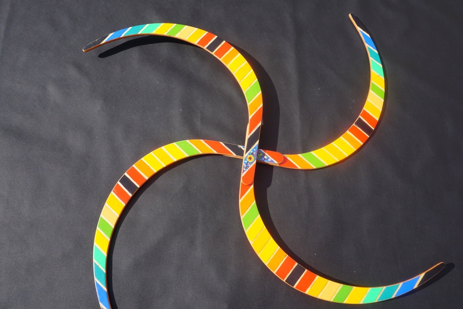 Buugeng S Staff Large Size juggling Double Striped Edition