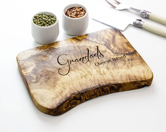 Personalized Rustic Cutting/Cheese Board - available in five sizes