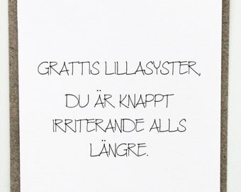Anor ex syster e-kort