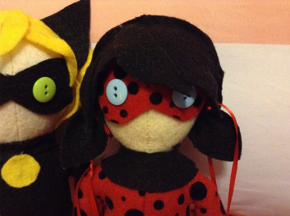 Miraculous Ladybug Doll by SidekickShoppers on Etsy