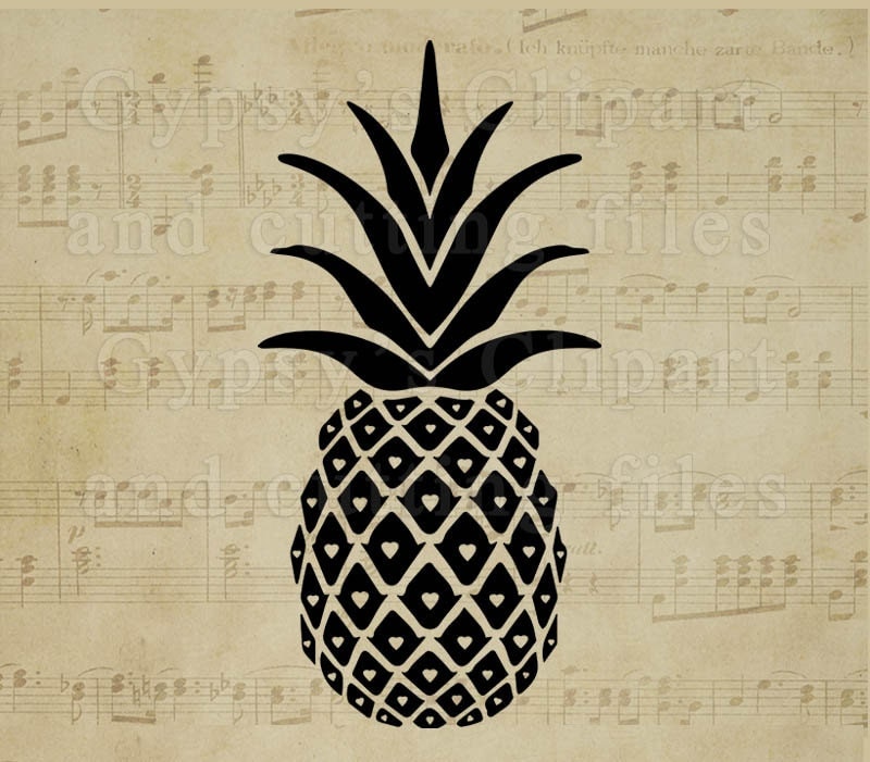 Download Pineapple svg PIneapple Monogram Pineapple Split by ...