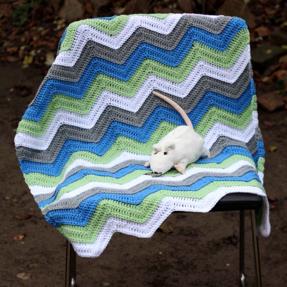 Chevron blanket Ready to ship Baby blanket Crochet by GAMMAkids