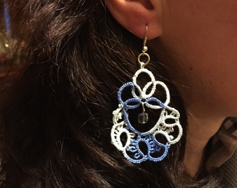 Blue earrings