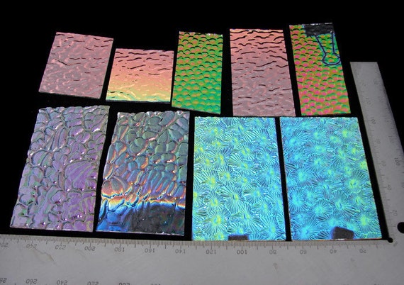 90 Coe Dichroic Glass Wissmach Scrap Pack By Dichroglasssupplies 