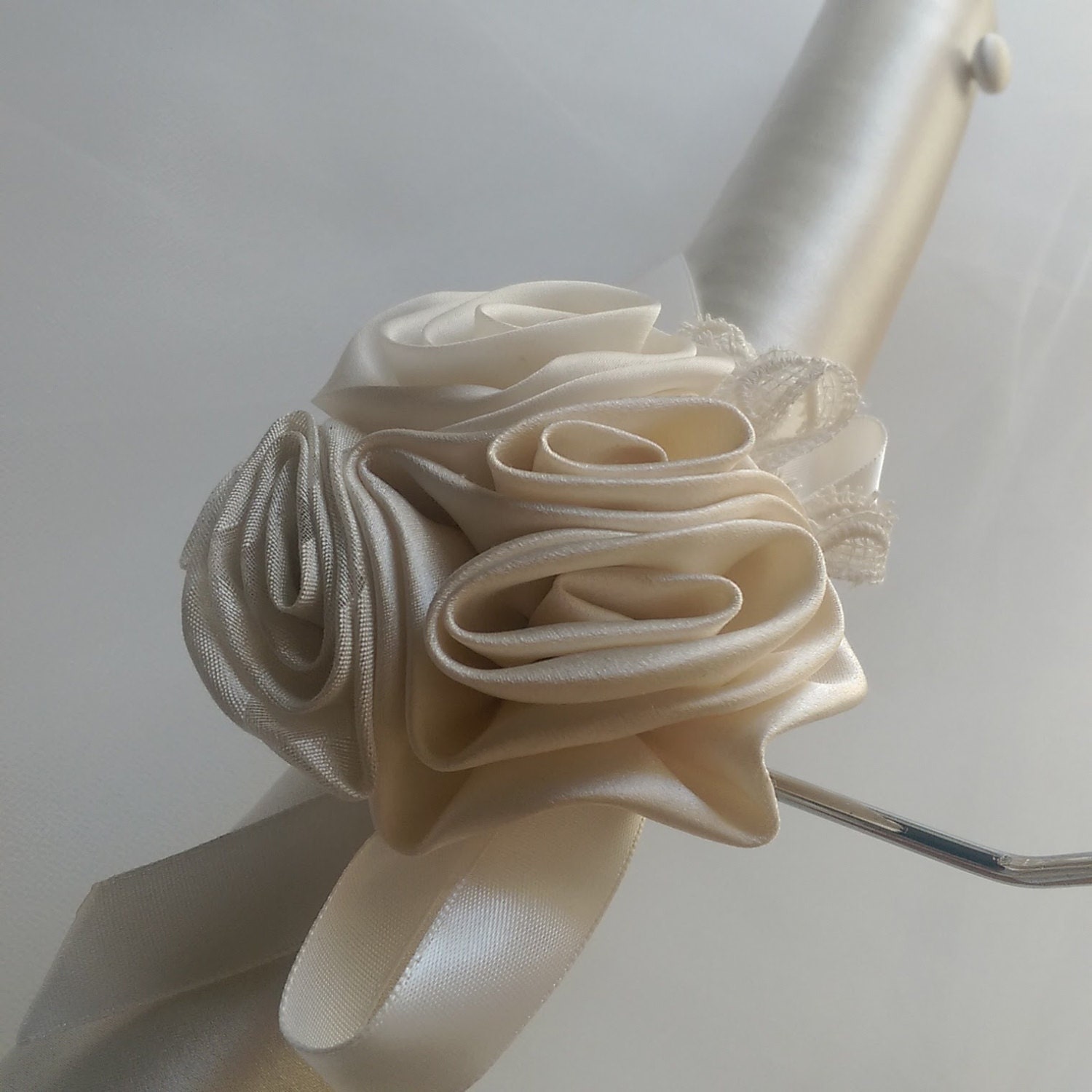 Bridal Padded Hanger Bridal Gown Hanger Covered Decorative