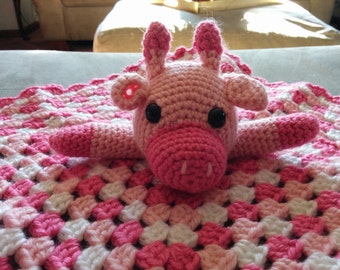 pink giraffe lovey