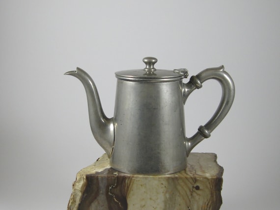 Items similar to R WALLACE Silver Soldered 10 oz. Small teapot No. 0145