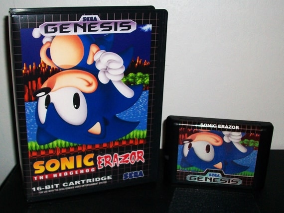 IN STOCK Sonic The Hedgehog ERAZOR Custom Homebrew by FanBrewGames