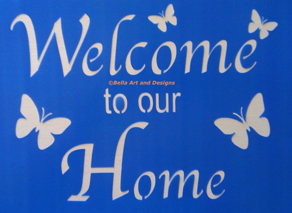 List 1 Welcome stencils Free gift with by BellaArtandDesign