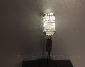 Nashville Hand Made Microphone Lamp From Music City USA