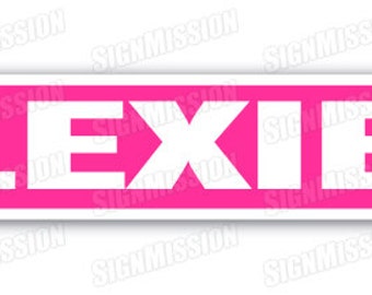 LEXIE Street Sign name childrens room door gift kid child boy girl wall entry