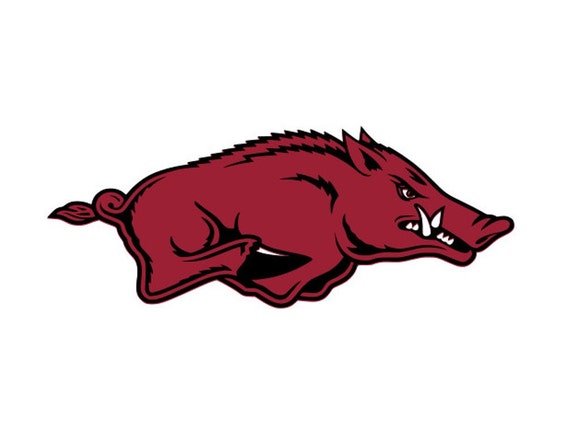 Arkansas Razorbacks Cutting Files Silhouette by Vinyldecalsworld