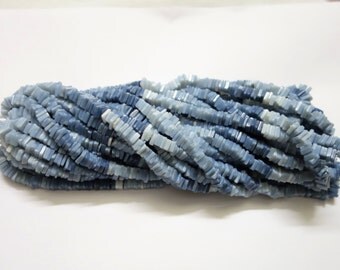 Shaded Peruvian Blue Opal smooth Flat squares