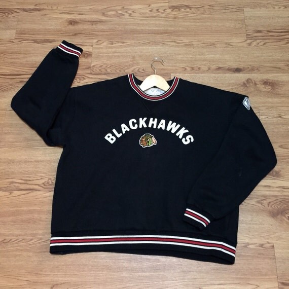 Vintage Chicago Blackhawks CCM Hockey Sweatshirt by VNTGvault