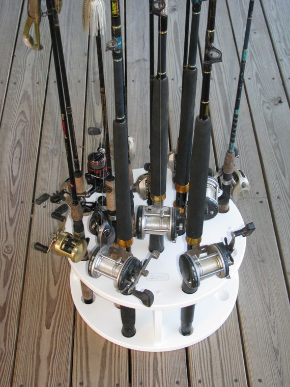 Circular Fishing rod holder for 16 Big Game Rods by ReelRack