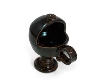 Handmade Ceramic Incense Burner with a cross for Burning with Charcoal or incense storage
