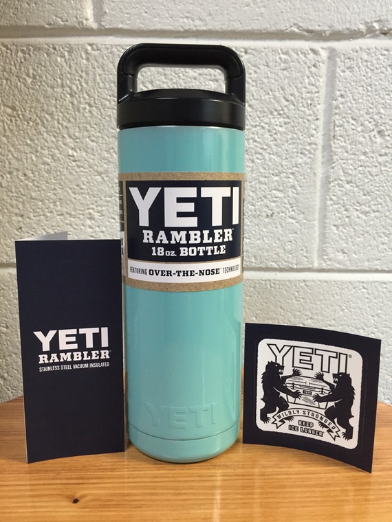 YETI Rambler Bottle 18oz Sea Foam Green Mint by CarolinaGraceAndCo