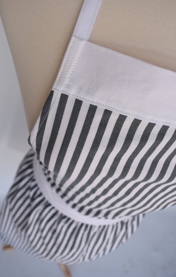 ON SALE Apron For Women Handmade Apron Striped Apron