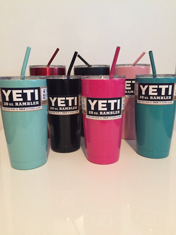Combo Special With Straw Powder Coated Yeti Cup by