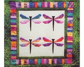 BALI DRAGONFLY Quilt Pattern – Foundation Paper Piecing Technique – Finished Size 27 x 27 – Dragonflies, Wallhanging, Pillow BALI DRAGONFLY Quilt Pattern – Foundation Paper Piecing Technique – Finished Size 27 x 27 – Dragonflies, Wallhanging, Pillow