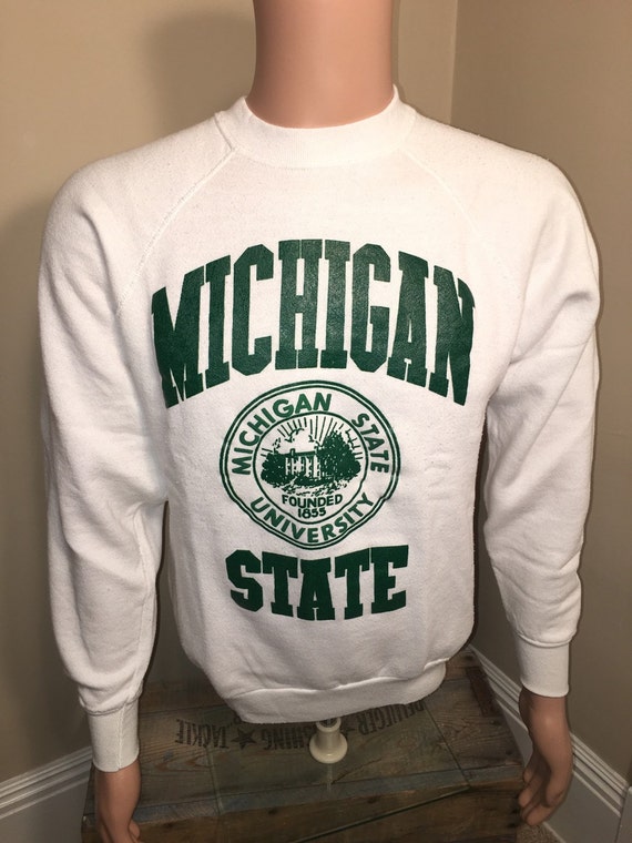 80s Vintage Michigan State Spartans Sweatshirt by VintageEvrything