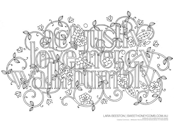 isaiah and micah coloring pages - photo #31