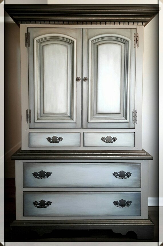 SOLD 1970s Armoire Custom Refinish