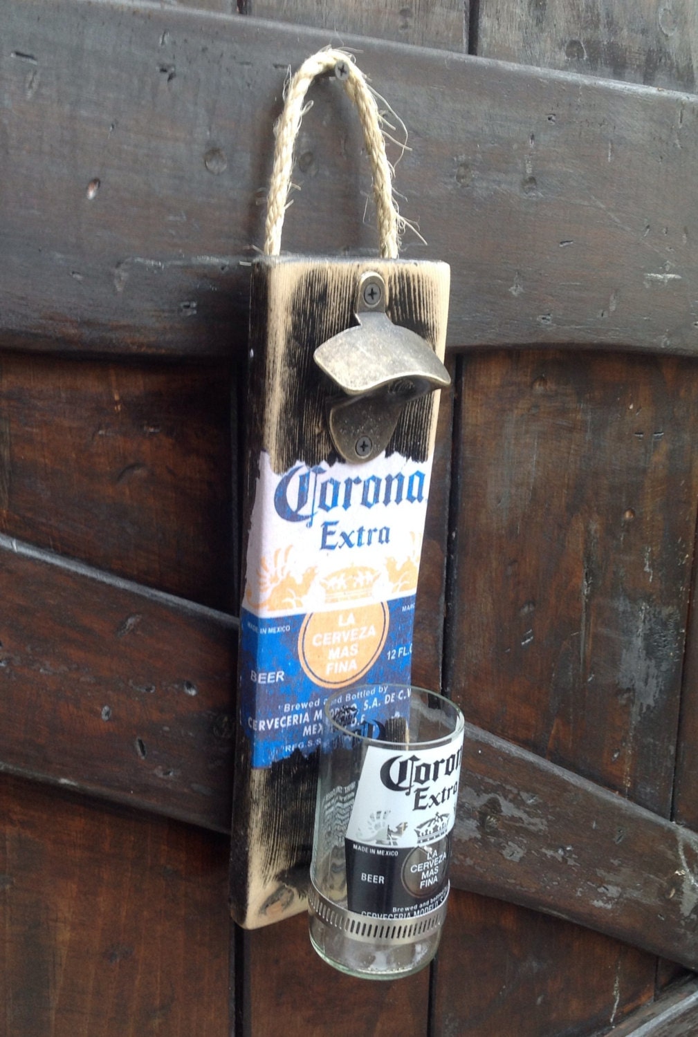 Corona Beer bottle wall opener