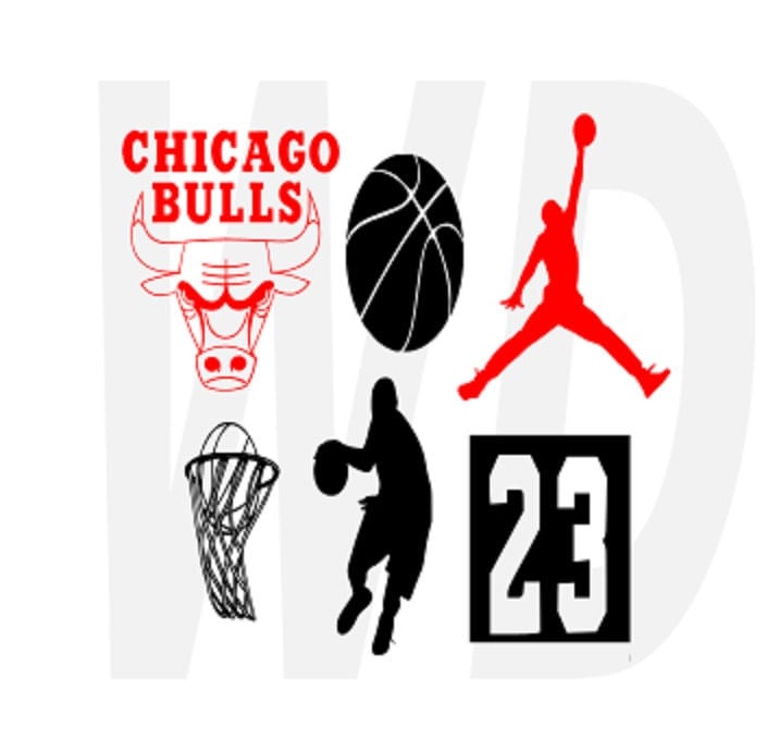 Download Michael Jordan Chicago Bulls svg dxf eps cutting by ...