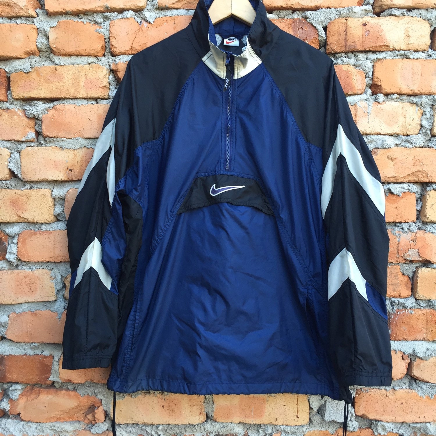 Vintage 90s Nike Pullover Windbreaker Jacket